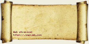 Natalija Burgić vizit kartica